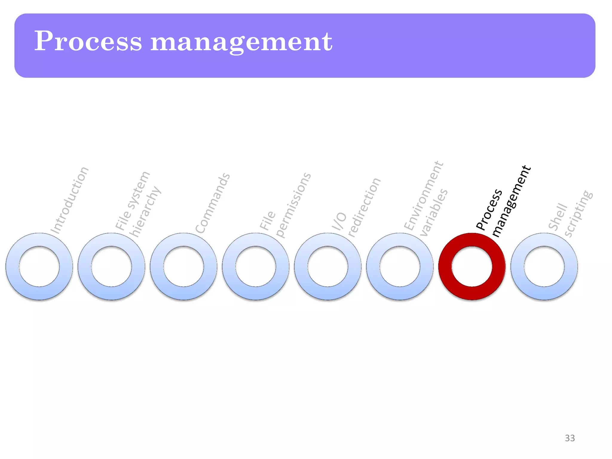 Process management 33 