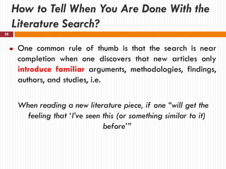 Comprehensive Guide to Writing an Effective Literature Review for ...