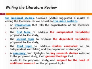 Comprehensive Guide to Writing an Effective Literature Review for ...