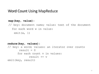 Lecture2-MapReduce - An introductory lecture to Map Reduce | PPTX