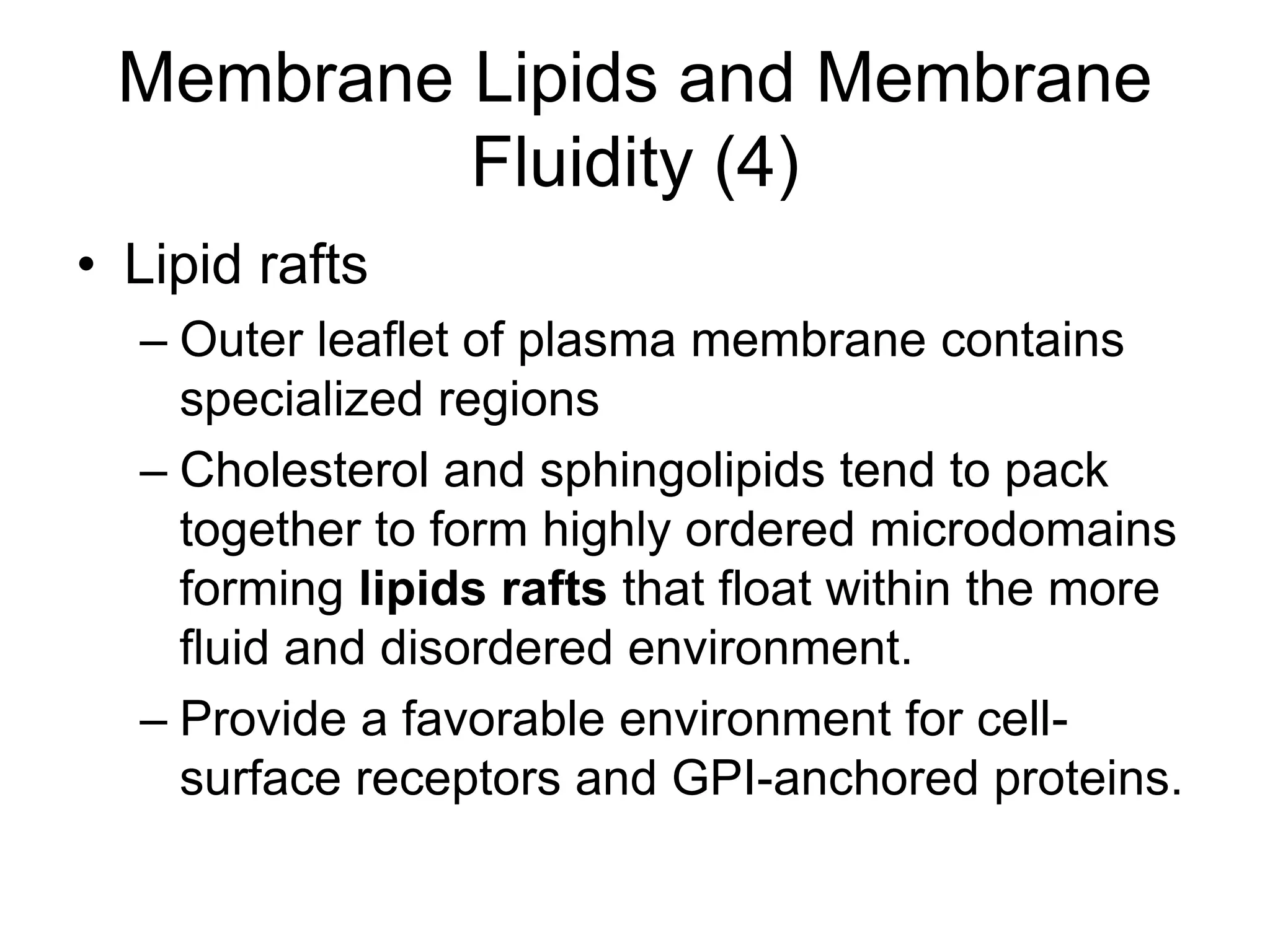 Lecture 2 PM Cellular Membranes structure ppt