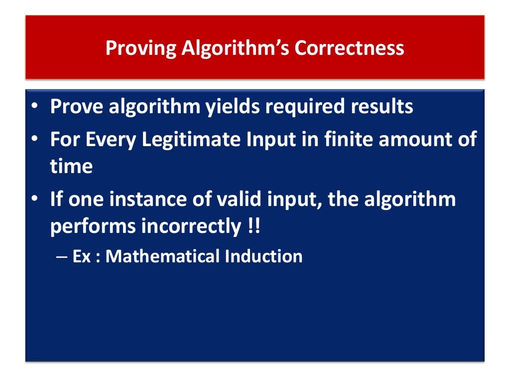 Lecture 2 role of algorithms in computing