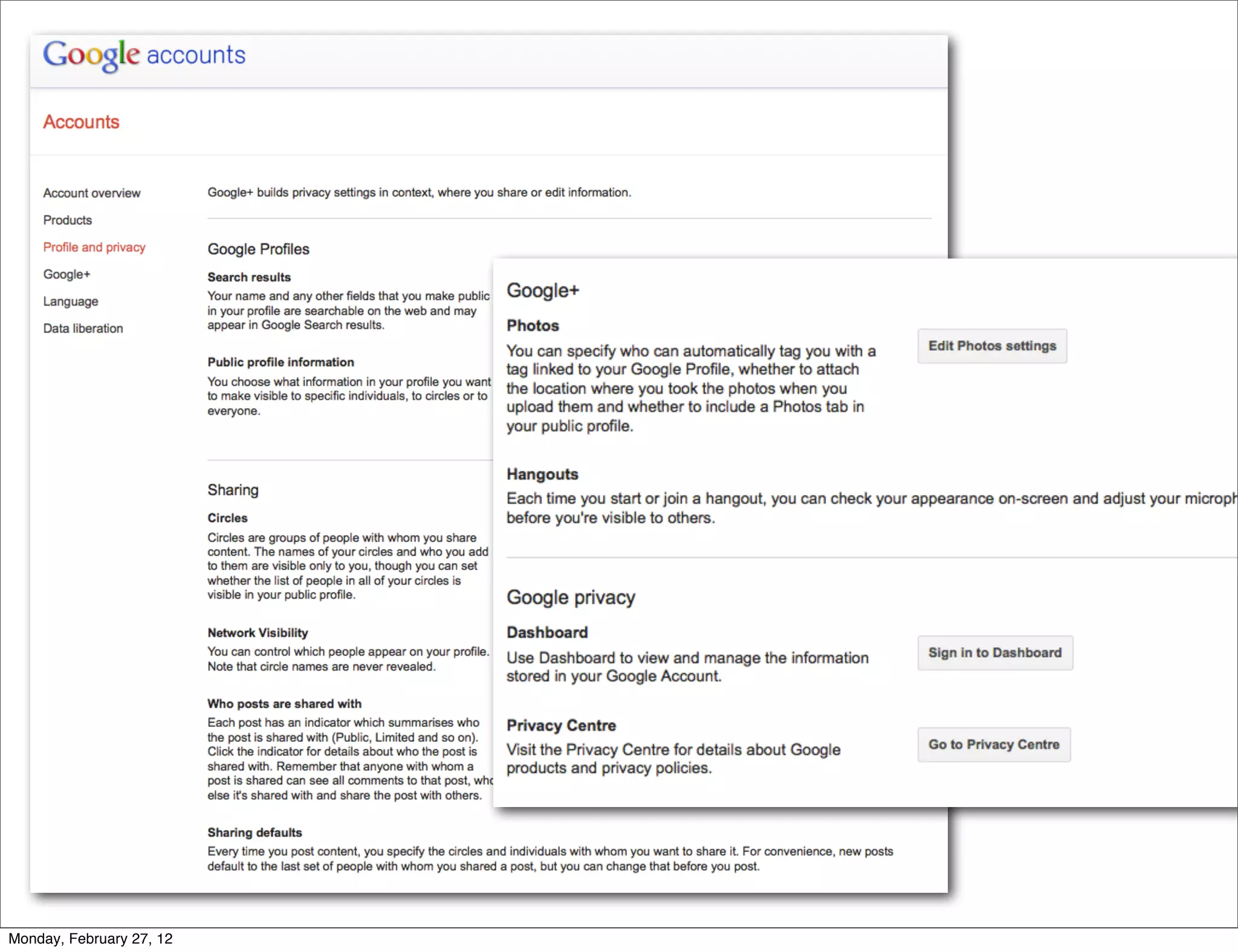 Monday, February 27, 12
 