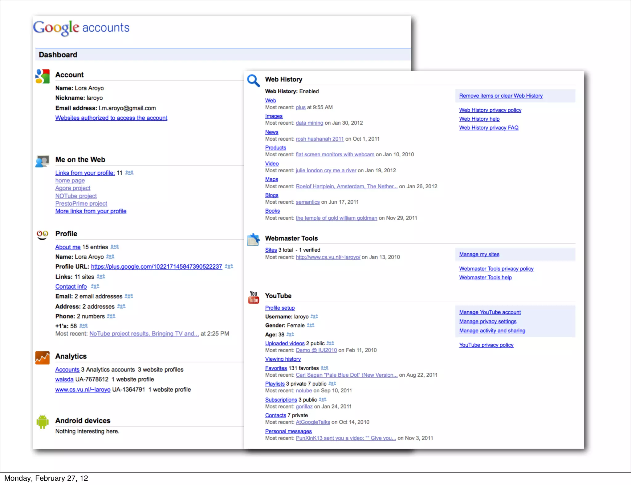 Monday, February 27, 12
 