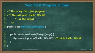 Lecture 2 - The History and Overview of Java.pptx