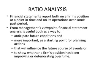Tools of Financial Analysis and Control | PPT