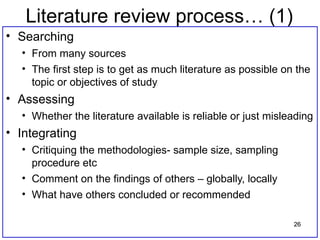 Lecture 2-Variables & Lit review - definitions, classification and ...
