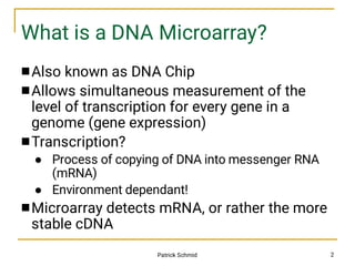 lecture_20.pdf about DNA microarray to medical students | PDF