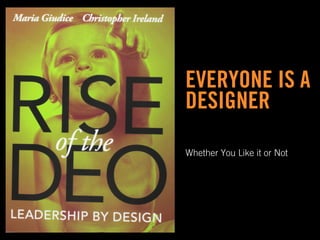 How we design is as important,
if not more, than what we design.
To adapt to the new re-wilding world, The whole design pr...