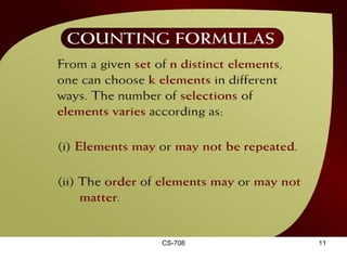 Lecture 20 combinatorics o | PPT