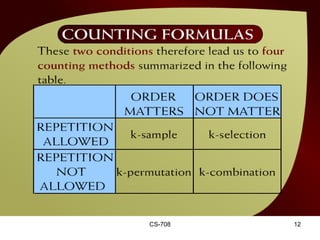 Lecture 20 combinatorics o | PPT