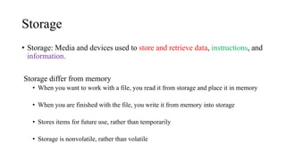 Comprehensive Overview of Computer Memory and Storage Technologies | PDF