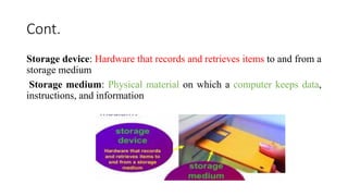 Comprehensive Overview of Computer Memory and Storage Technologies | PDF