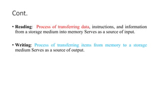 Comprehensive Overview of Computer Memory and Storage Technologies | PDF