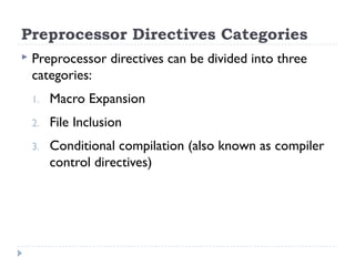 Lecture 21 - Preprocessor and Header File | PPT