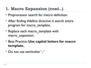 Lecture 21 - Preprocessor and Header File | PPT