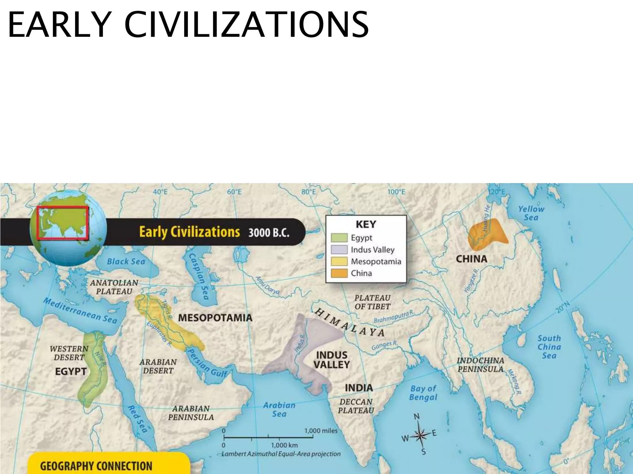 EARLY CIVILIZATIONS
 
