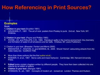 Print Sources Examples Drawing style mannuals | PPT