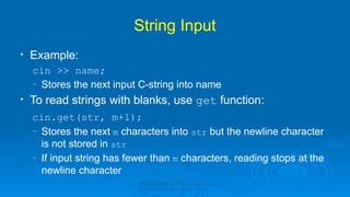 Comprehensive Guide to C-Strings and String Handling in C++ Programming ...
