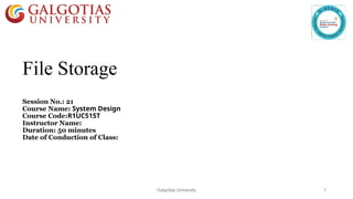 Comprehensive Overview of File Storage in System Design: Concepts, Use ...