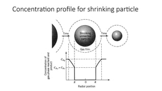 Shrinking Core Model Notes from the levenspiel | PPTX