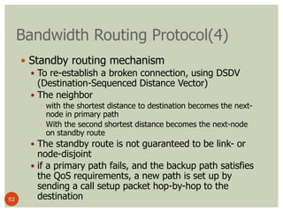Lecture 23 27. quality of services in ad hoc wireless networks | PDF