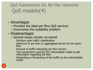 Lecture 23 27. quality of services in ad hoc wireless networks | PDF