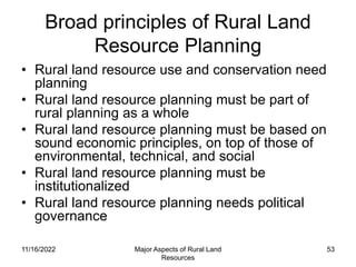 LECTURE 2&3 - Major Areas of Rural Land Resources.ppt