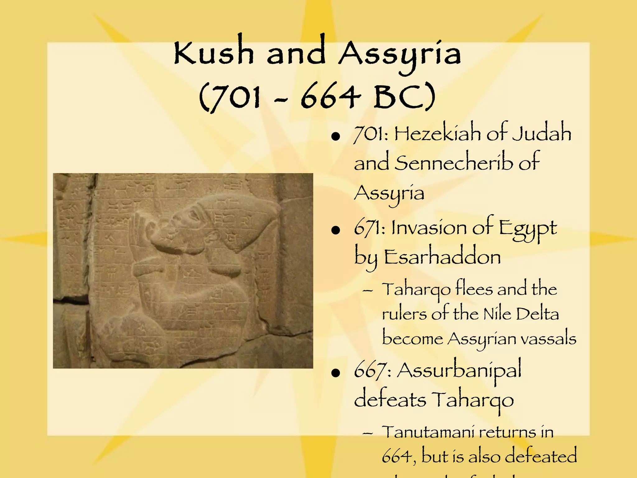 What Technology Enabled Assyria To Defeat Kush