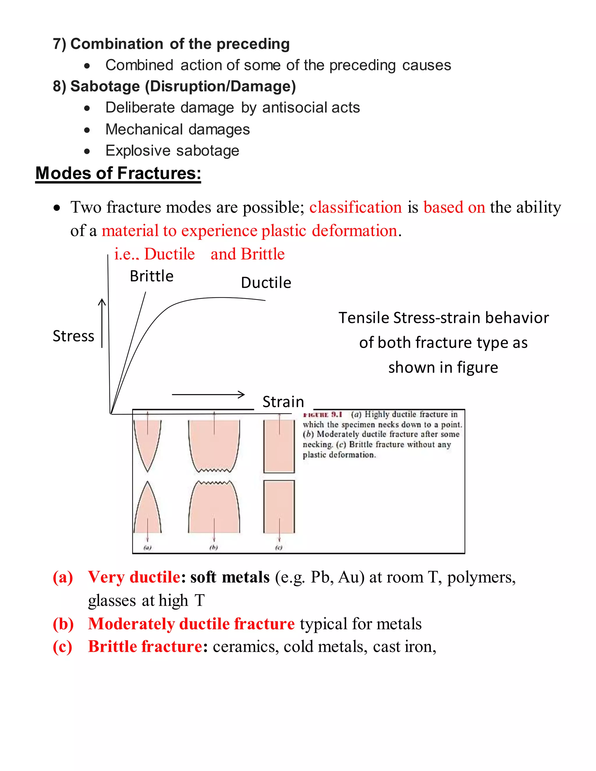 Fracture Mechanics & Failure Analysis Lecture 1 | DOCX