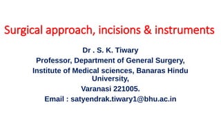 LECTURE 23 May 2023 SURGICAL APPROACH, INCISIONS.pptx