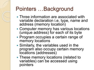 4.2 variables and memory addresses Images High Quality... oop lecture 2 | PPTX