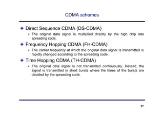 Lecture 24-27 TDMA, FDMA and CDMA_fullll | PDF