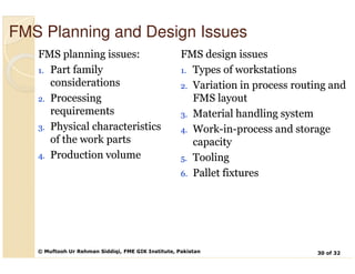 Lecture 25 flexible manufacturing systems [compatibility mode] | PDF