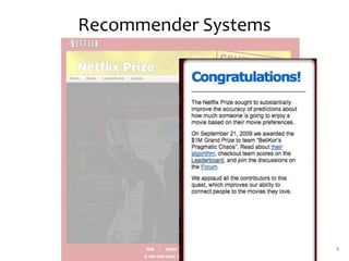 Recommender Systems
8
 