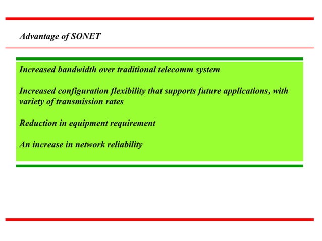 LAYER PROTOCOL ,SONET,SDH | PPT