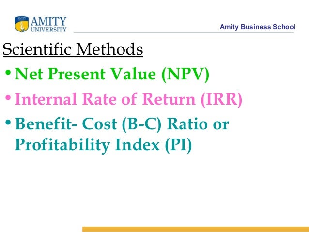 Amity Mba Value lecture 26 capital budgeting Amity Mba Value lecture 26 capital budgeting