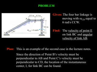 Wcd Lecture Dynamics Instantaneous center of zero velocity | PDF