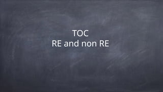 Non Rec Lecture 24: ECS 307/657: Theory of Computation | PPTX