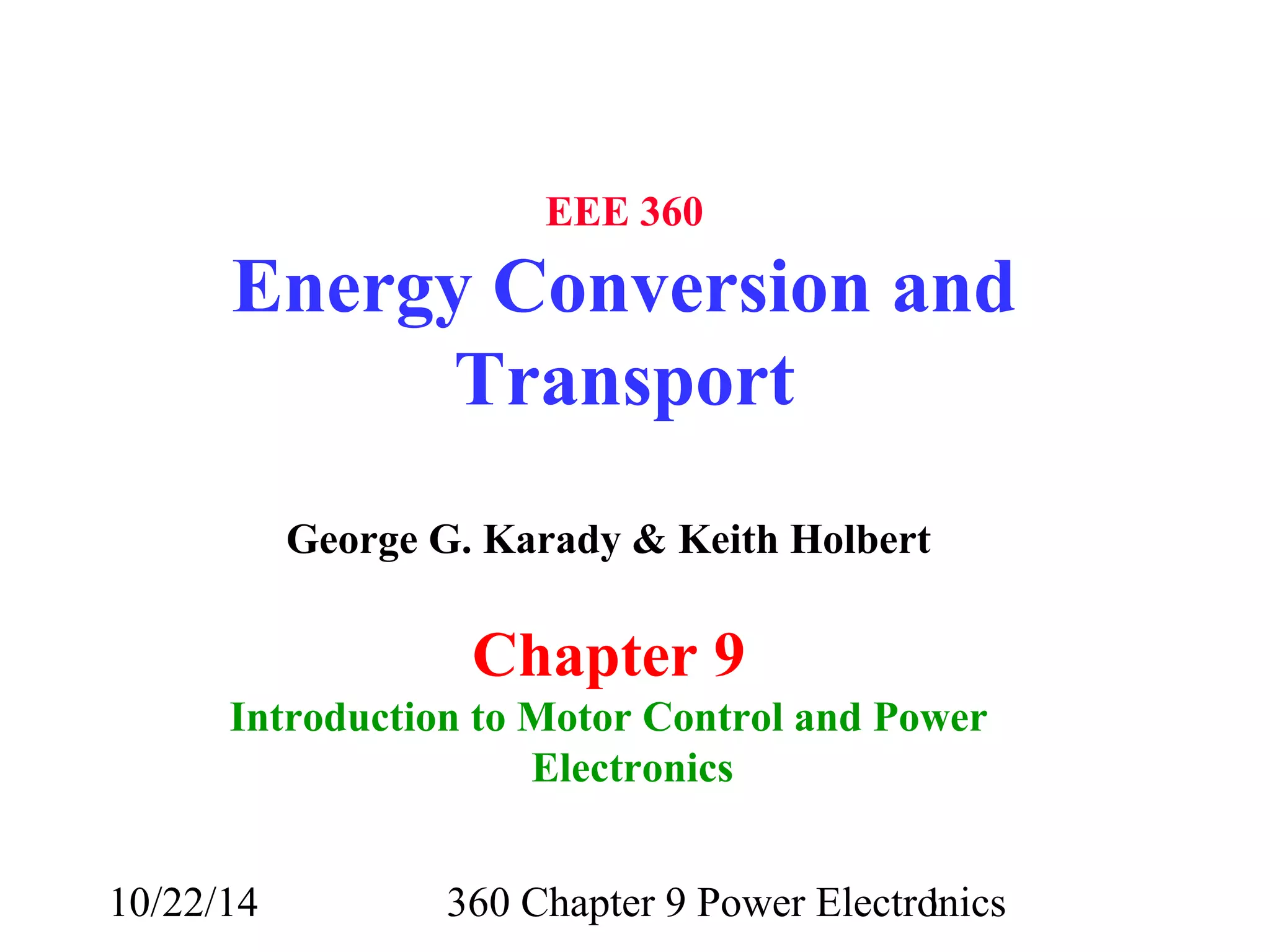 Lecture 28 360 chapter 9_ power electronics inverters PPT