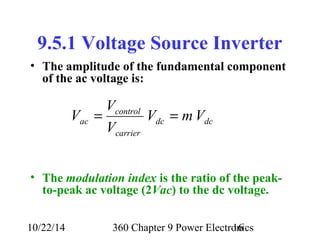 Lecture 28 360 chapter 9_ power electronics inverters | PPT