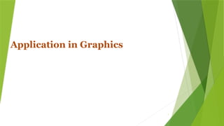 Grafix Application Application in Graphics Application in Graphics | PPTX