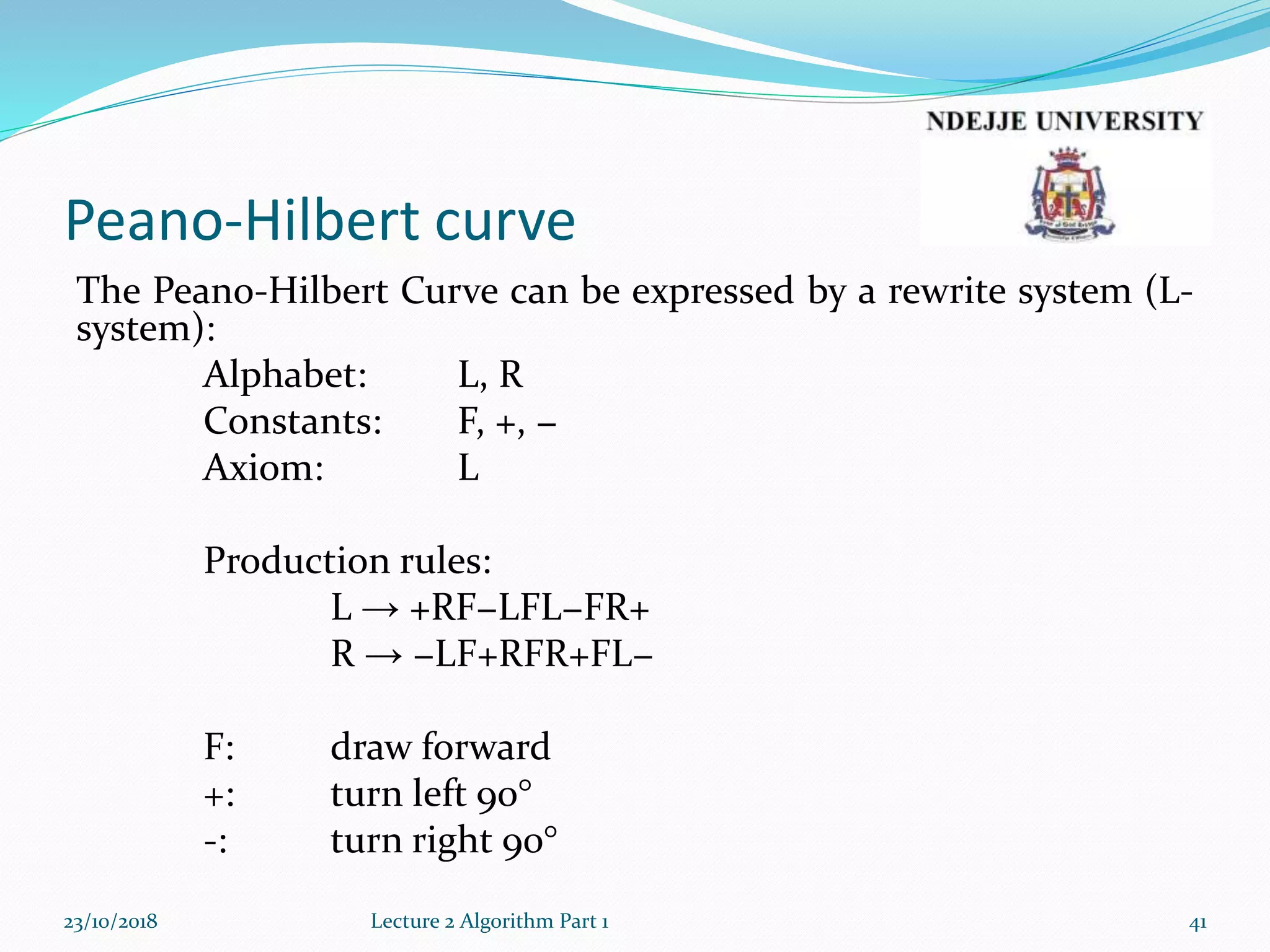 Lecture2a algorithm | PPT