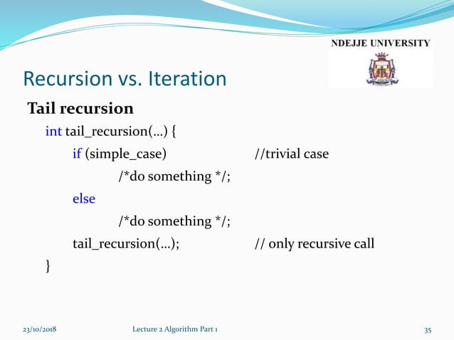Lecture2a algorithm | PPT