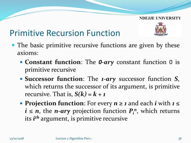 Lecture2a algorithm | PPT