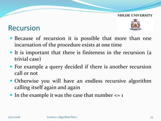 Lecture2a algorithm
