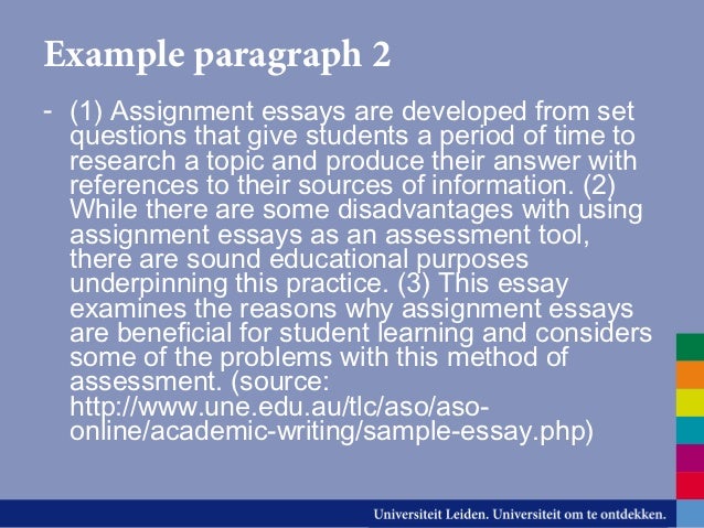 academic writing example