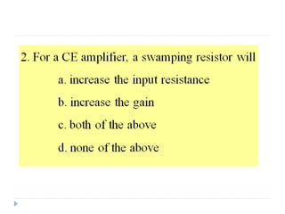 Lecture 2 bjt amplifier p2 (updated 10 october2016)