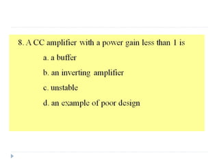 Lecture 2 bjt amplifier p2 (updated 10 october2016)