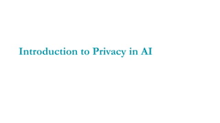 Privacy and Data Protection Concerns in Ethical AI Systems | PPTX